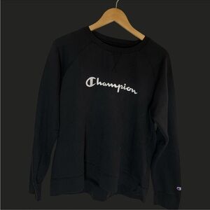 Champion Mens XL Black Crewneck Sweatshirt